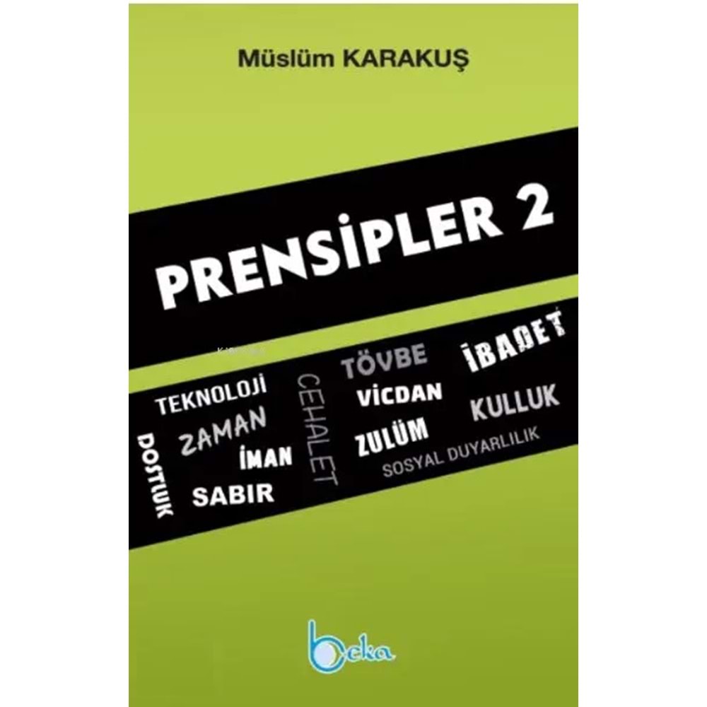 Prensipler 2