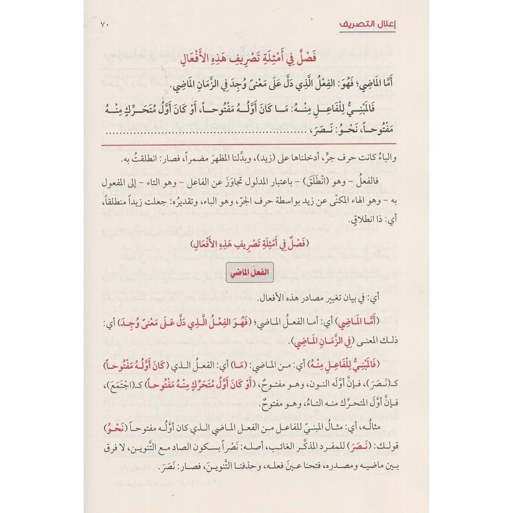 İlalüt Tasrif / إعلال التصريف على تصريف الزنجاني المعروف بالعزي