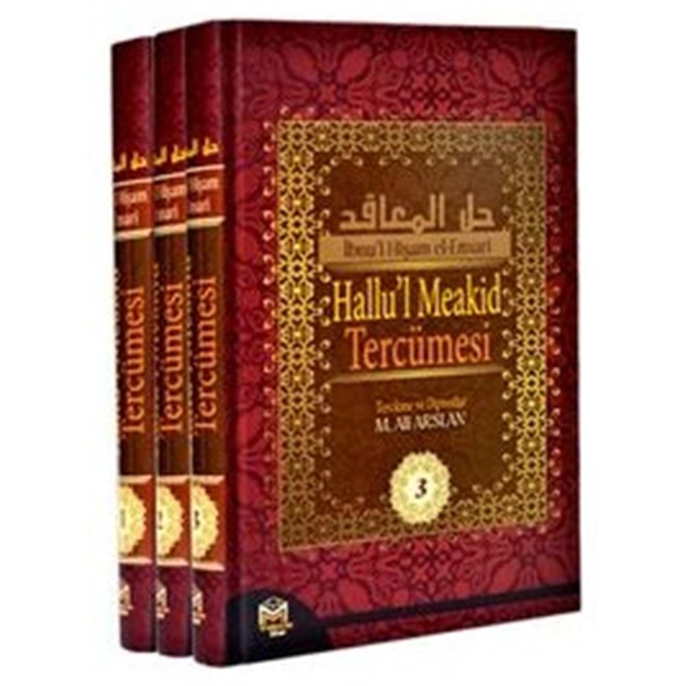 Halül Meakıd Tercümesi 1/3 Takım