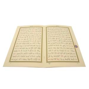 Kuranı Kerim Otuz Cüz Bez Cilt Çantalı Yeşil Cami Boy