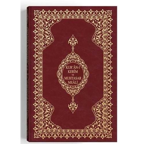Kuranı Kerim ve Karşılıklı Muhtasar Mealli Orta Boy