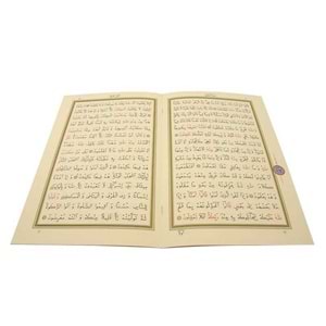 Kuranı Kerim Otuz Cüz Bez Cilt Çantalı Yeşil Cami Boy